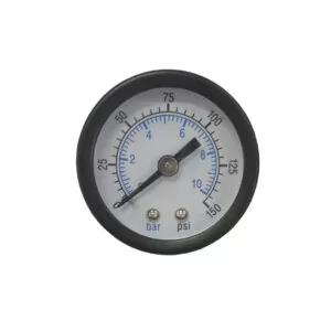 Manômetro de Pressão 1/8" Horizontal 150 psi 10 Bar