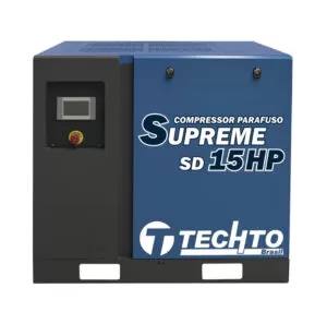 Compressor de Ar Parafuso Techto SD 15HP Supreme Ar Direto 380V