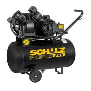 Compressor de Ar Schulz CSV 10 50L PRO 2HP 140Lbs Monofásico 220V