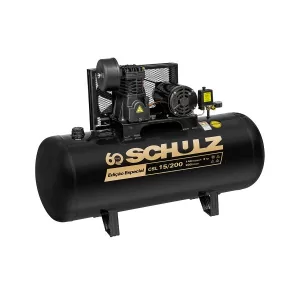 Compressor de Ar Schulz CSL15/200Lts Linha 60 Anos 3 HP Monofásico 220V