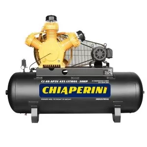 Compressor de Ar Chiaperini CJ40 AP3V/425Lts Motor Aberto 10 HP Trifásico 220/380V