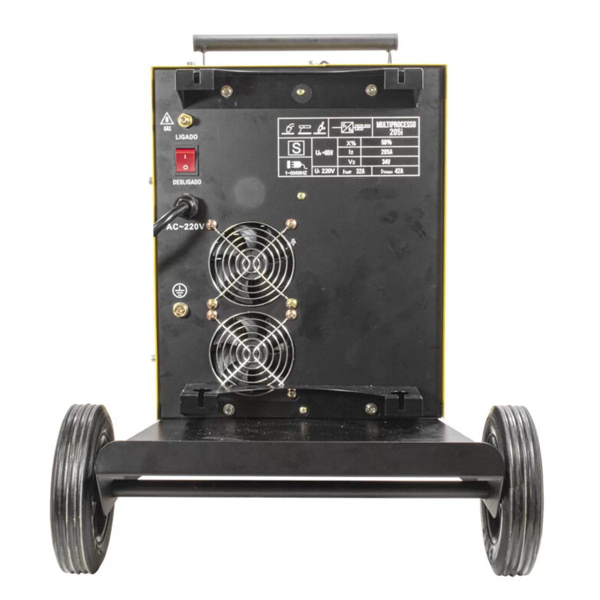 Máquina Solda Multiprocesso V8 Brasil MIG 205i 220V - Imagem 7