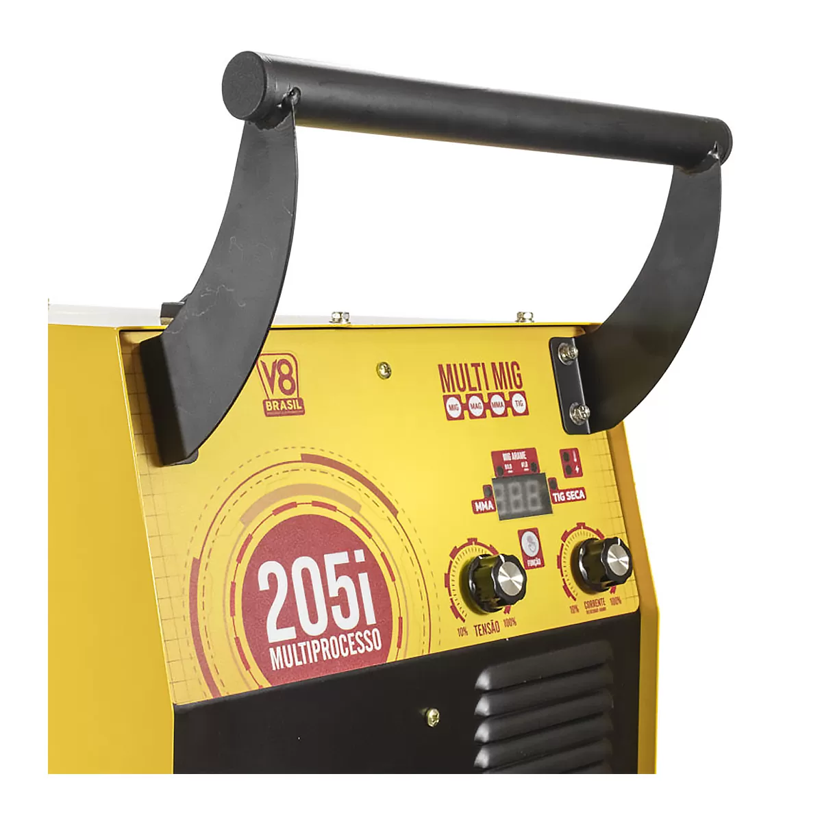 Máquina Solda Multiprocesso V8 Brasil MIG 205i 220V - Imagem 2