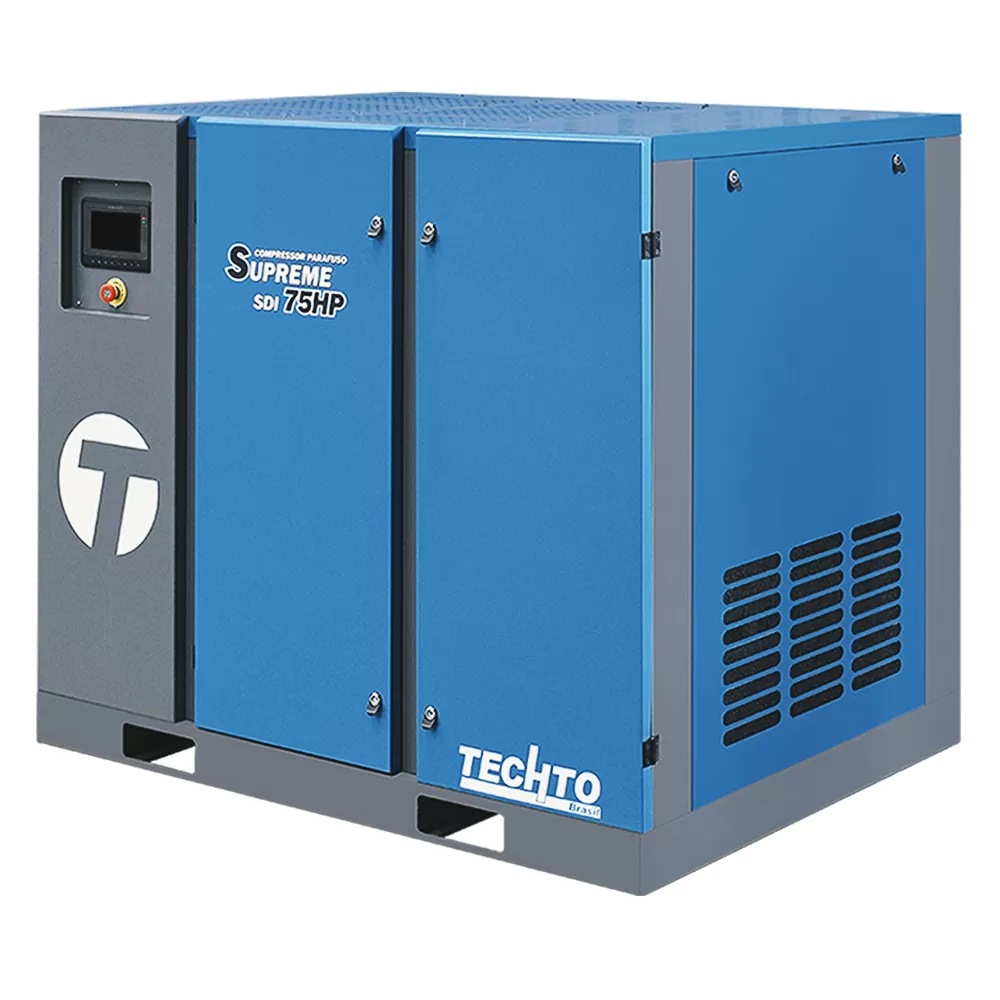 Compressor de Parafuso Techto Supreme SDI 75HP 380V