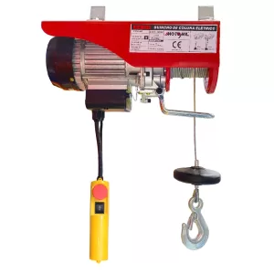 Talha/Guincho de Coluna 100kg 12 Metros / 200kg 6 Metros Monofásico 220V HA-101 MOTOMIL