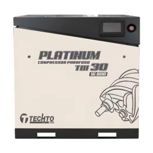 Compressor de Ar Parafuso Techto TBI 30 Platinum Ar Direto 380V 16 Bar