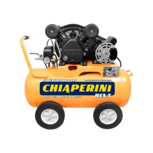 Compressor de Ar Chiaperini REX.T10/50Lts 2 HP 220V Móvel c/ Manômetro e Voltímetro Digital
