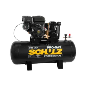 Compressor de Ar Schulz CSL20/200Lts Pro-Gas 8 HP Motor Gasolina 140 Lbs