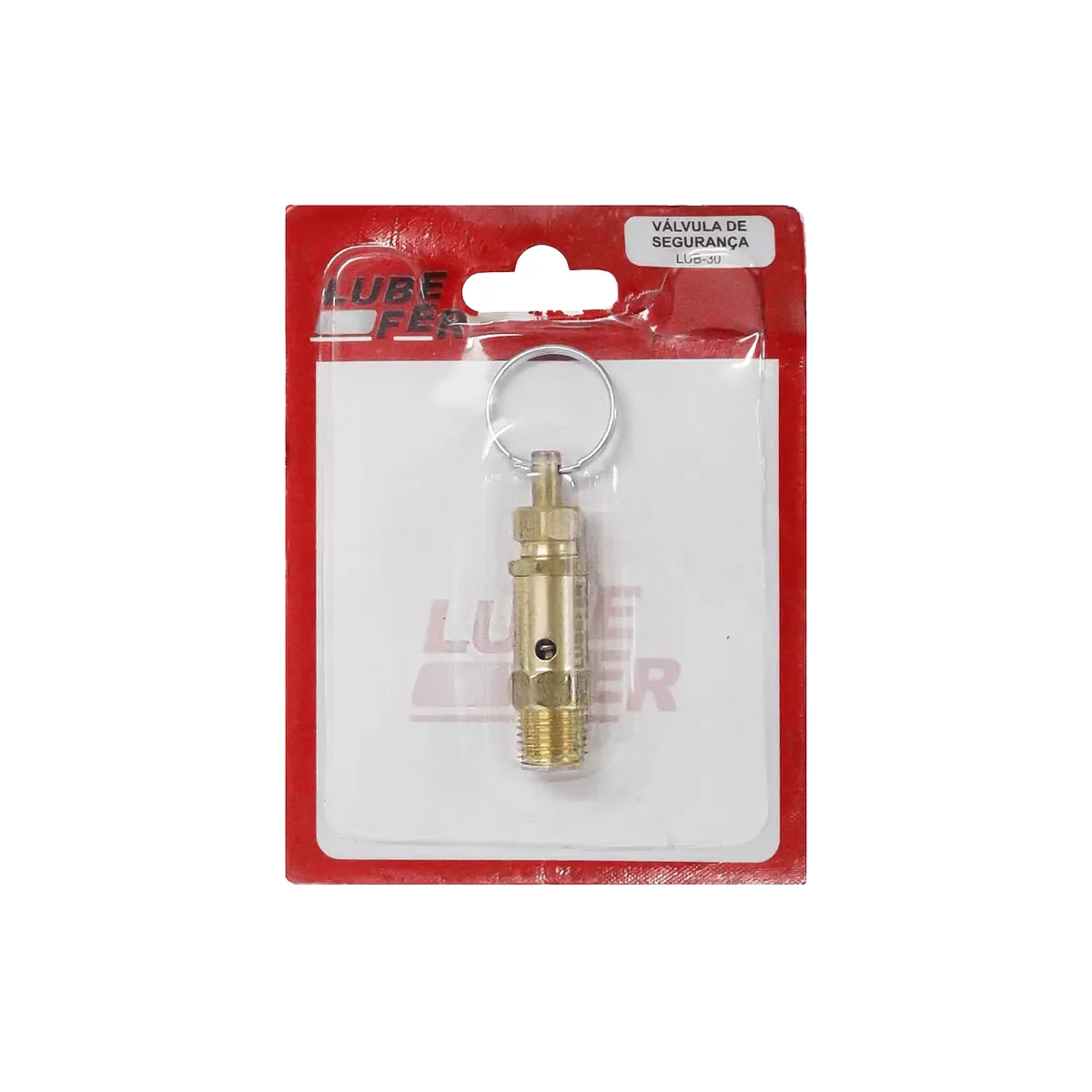 Válvula de Segurança Lubefer 1/4" 135 lbs LUB-30 Para Compressores de Alta Pressão - Imagem 4