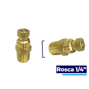 Válvula de Segurança Chiaperini 1/4" 40 Lbs Para Compressor de Ar direto Tufão