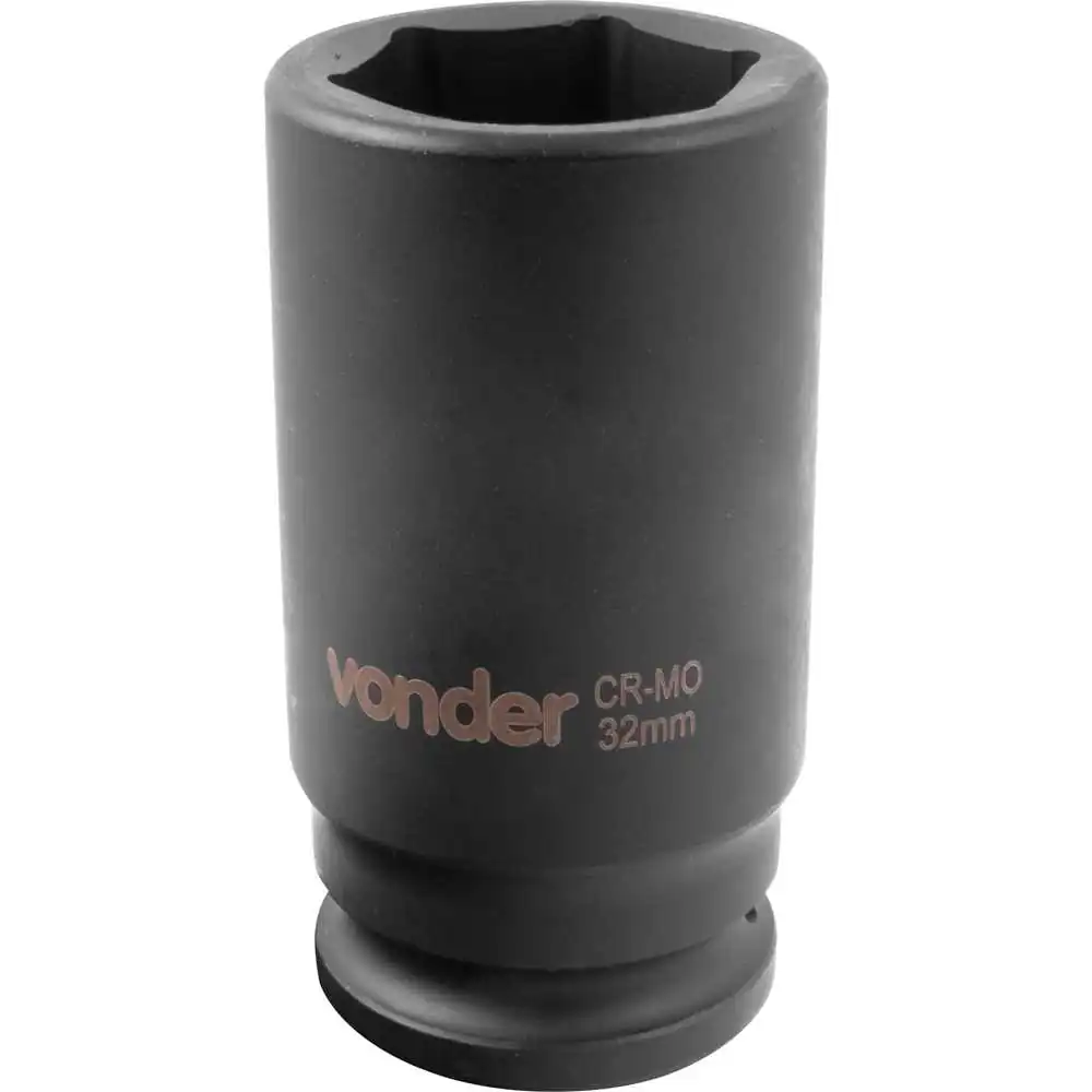 Soquete Sextavado Longo de Impacto 32 mm Encaixe de 3/4" VONDER - Imagem 3