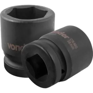 Soquete Sextavado de Impacto Encaixe de 1″ x 38mm VONDER