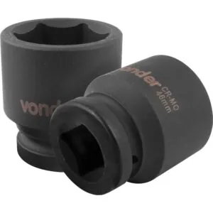 Soquete Sextavado de Impacto Encaixe de 1″ x 46mm VONDER